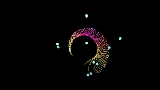 Laser show from 2024
